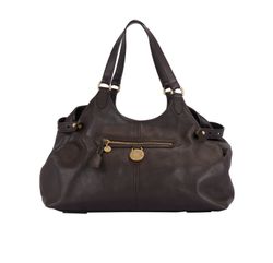 Somerset Tote, Leather, Brown, DB, 2*